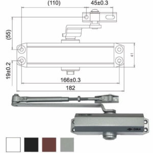 CHIUDIPORTA AERODINAMICO ALL    60470-03-0-97 CISA