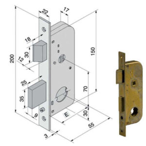 SERRATURA INF.FERRO              067.30.00.0 WELKA