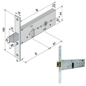 SERRATURA INF.ALL                130.60.01.0 WELKA
