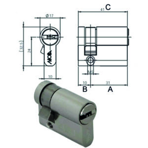 CILINDRO INF.  40-30-10              H30+10KD MOIA