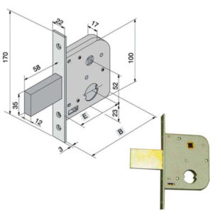 SERRATURA INF.FERRO              075.45.00.0 WELKA