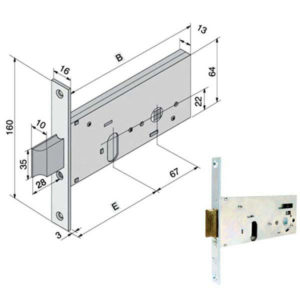 SERRATURA INF.ALL                133.60.01.0 WELKA