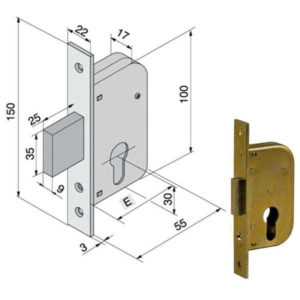 SERRATURA INF.FERRO              063.30.00.0 WELKA