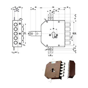 SERRATURA SIC.QUINTUPL.DX            38640 MOTTURA