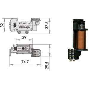 BOBINA ELETTROSERRATURE V.12       07025-00-0 CISA