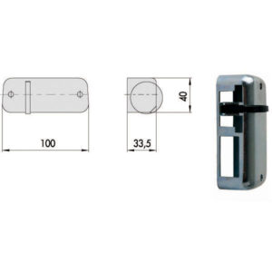 CONTROPIASTRA ELETTROSERRATURE SX  07020-00-2 CISA