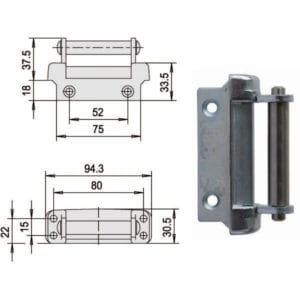 CONTROPIASTRA ELETTROSERRATURE     07021-10-0 CISA