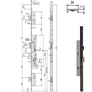 ELETTROSERRATURA INF.MULTIPUNTO    19426-25-0 CISA