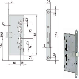ELETTROSERRATURA INF.TAGLIAFUOCO   13110-65-0 CISA