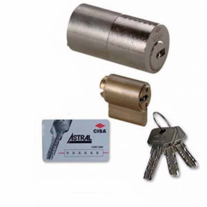 CILINDRO APP.TONDO DOPP. 55 ASTRAL 0A150-00-0 CISA