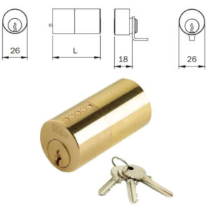 CILINDRO APP.TONDO DOPPIO 50           854507 ISEO