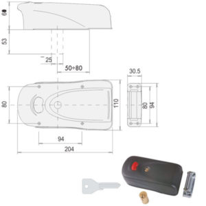 ELETTROSERRATURA APP.FERRO         1A731-00-0 CISA