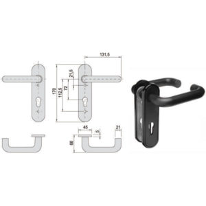MANIGLIA SERR.TAGLIAFUOCO Pz 2     07070-26-0 CISA