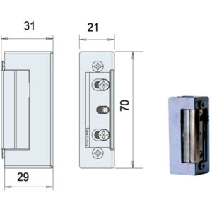 INCONTRO ELETTRICO SERRATURE       15100-00-0 CISA