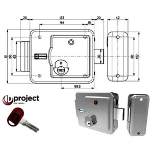 ELETTROSERRATURA MOTORIZZATA SX      49XD1 MOTTURA