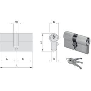 CILINDRO INF.  79,0-29,5-49,5     N0G300-17-0 CISA