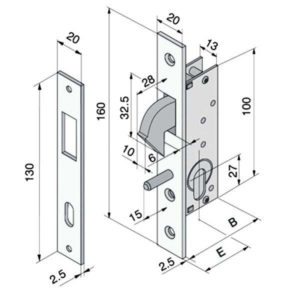 SERRATURA INF.ALL                108.16.01.0 WELKA